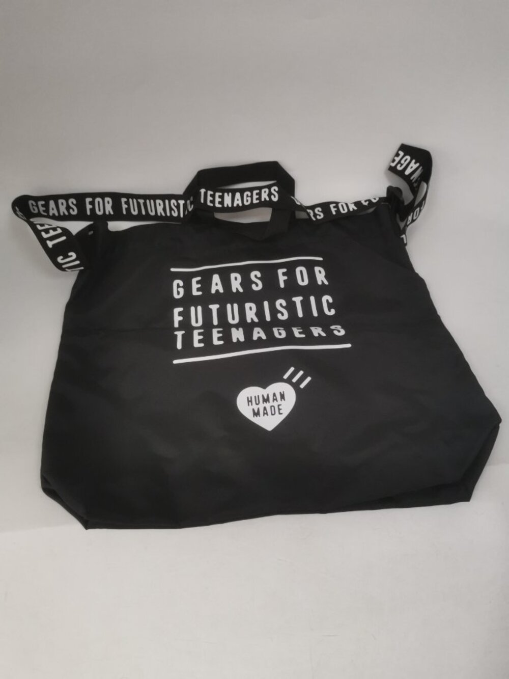HUMAN MADE Shoulder Bag Crossbody Tote Bag Travel Bag Gym Bag Black